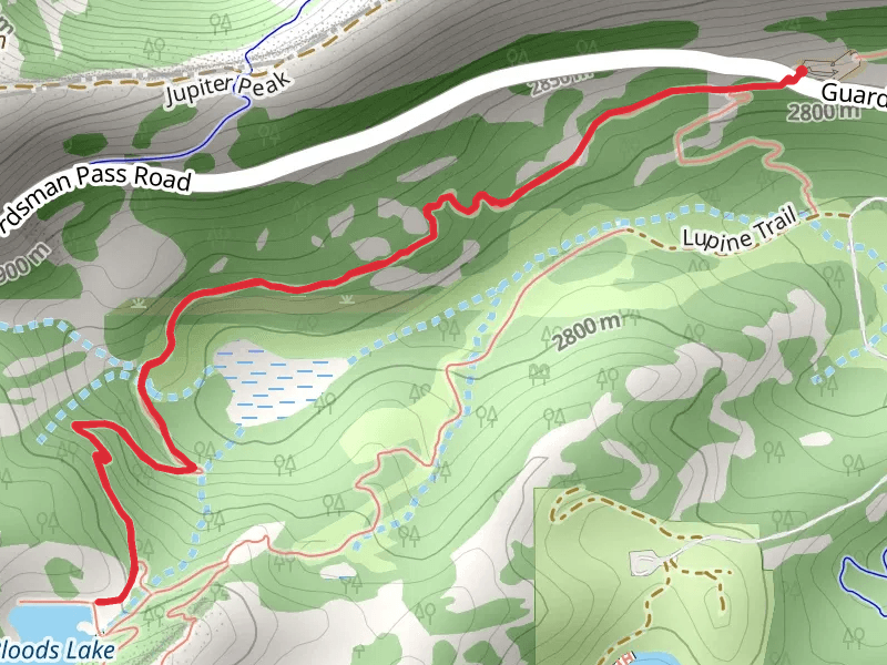 Bloods Lake Trail