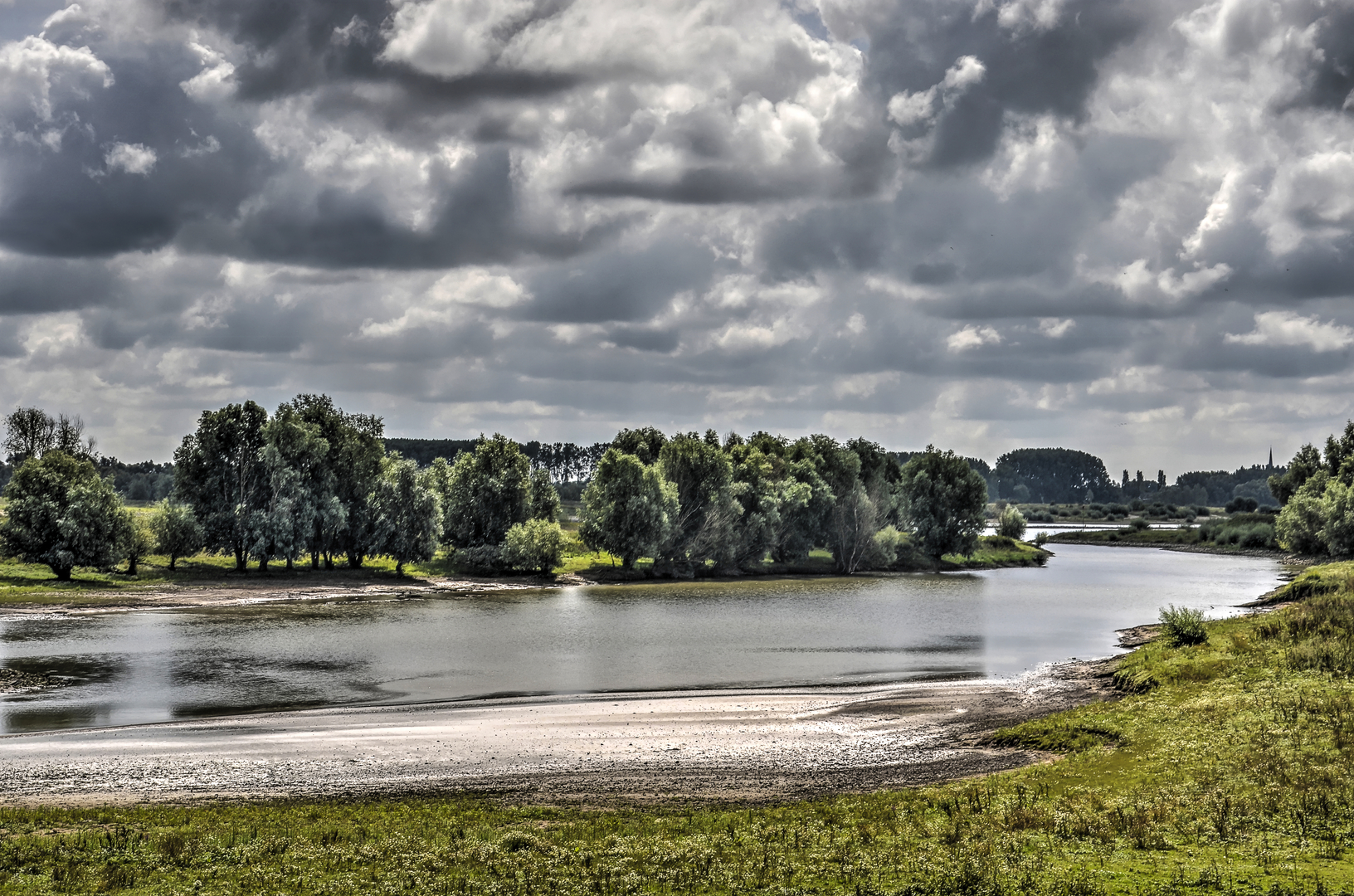 An image depicting the trail Grebbeweg, Rijksstraatweg and Ochtensche Buitenpolder Loop and its surrounding area.