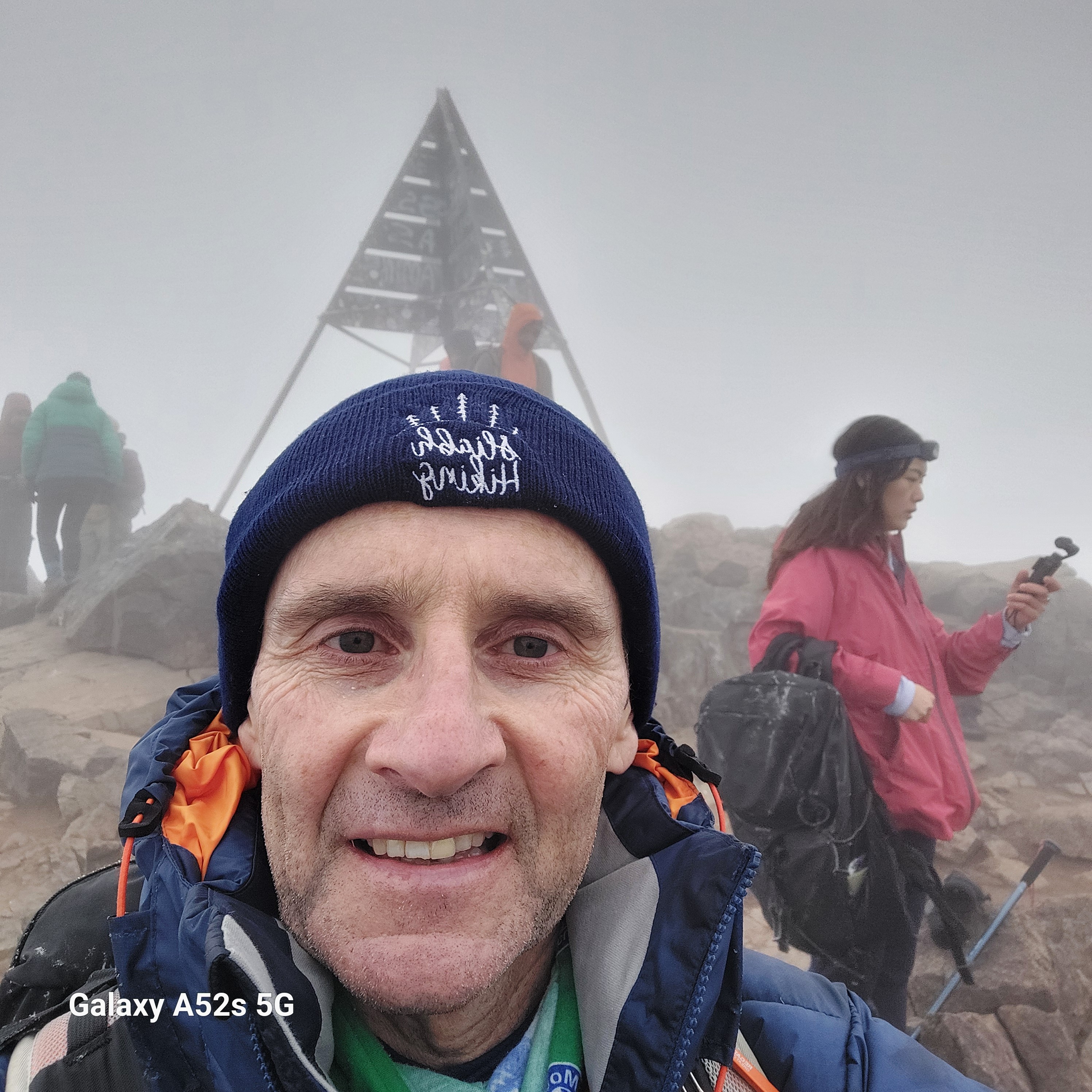 A map preview of the recording Toubkal Refuge to Toubkal summit..