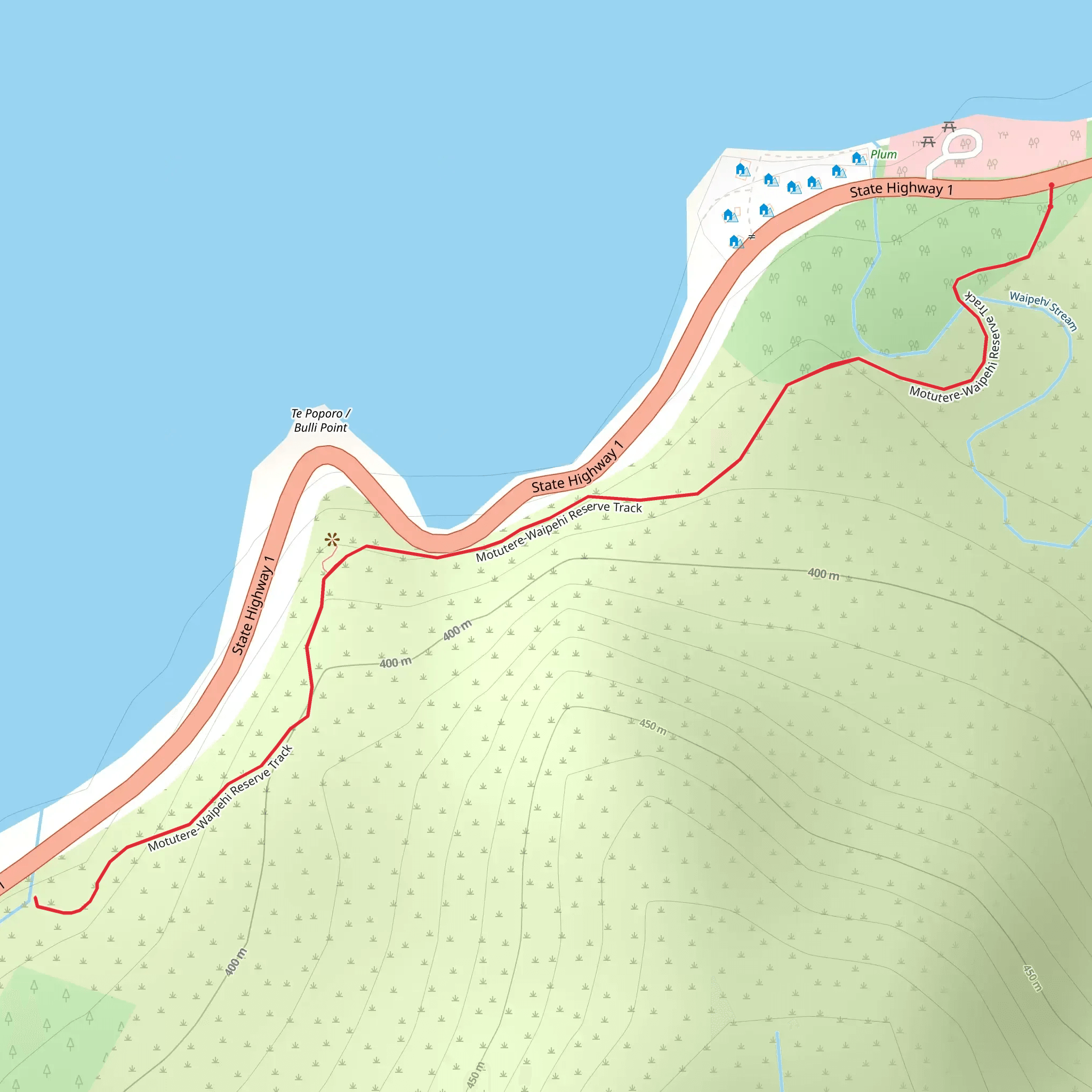 Waipehi Walk mobile static map