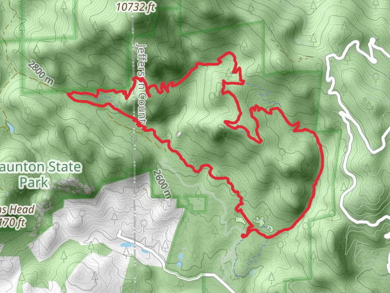 Staunton Ranch - Border Line - Mason Creek - Bear Paw Loop Trail