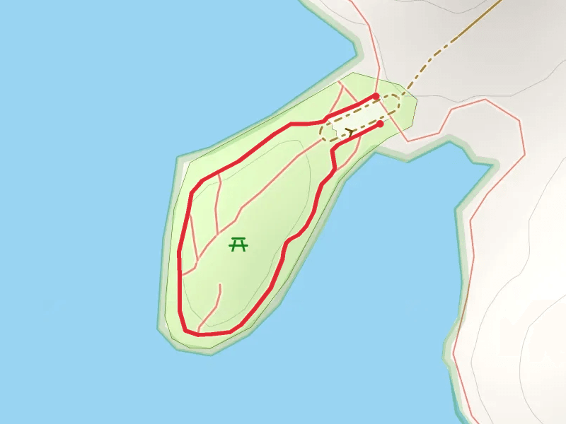 Loop near Alls Fork