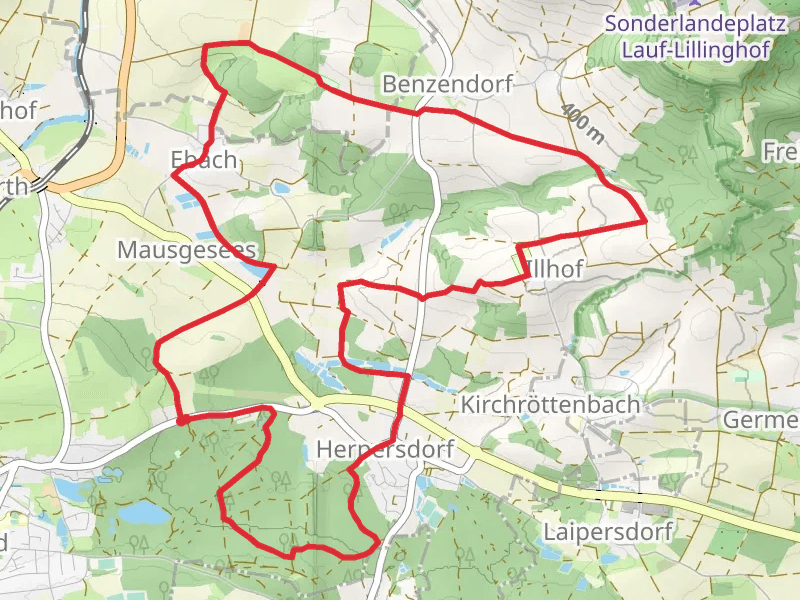 Herpersdorf Ebach and Lillinghof Loop