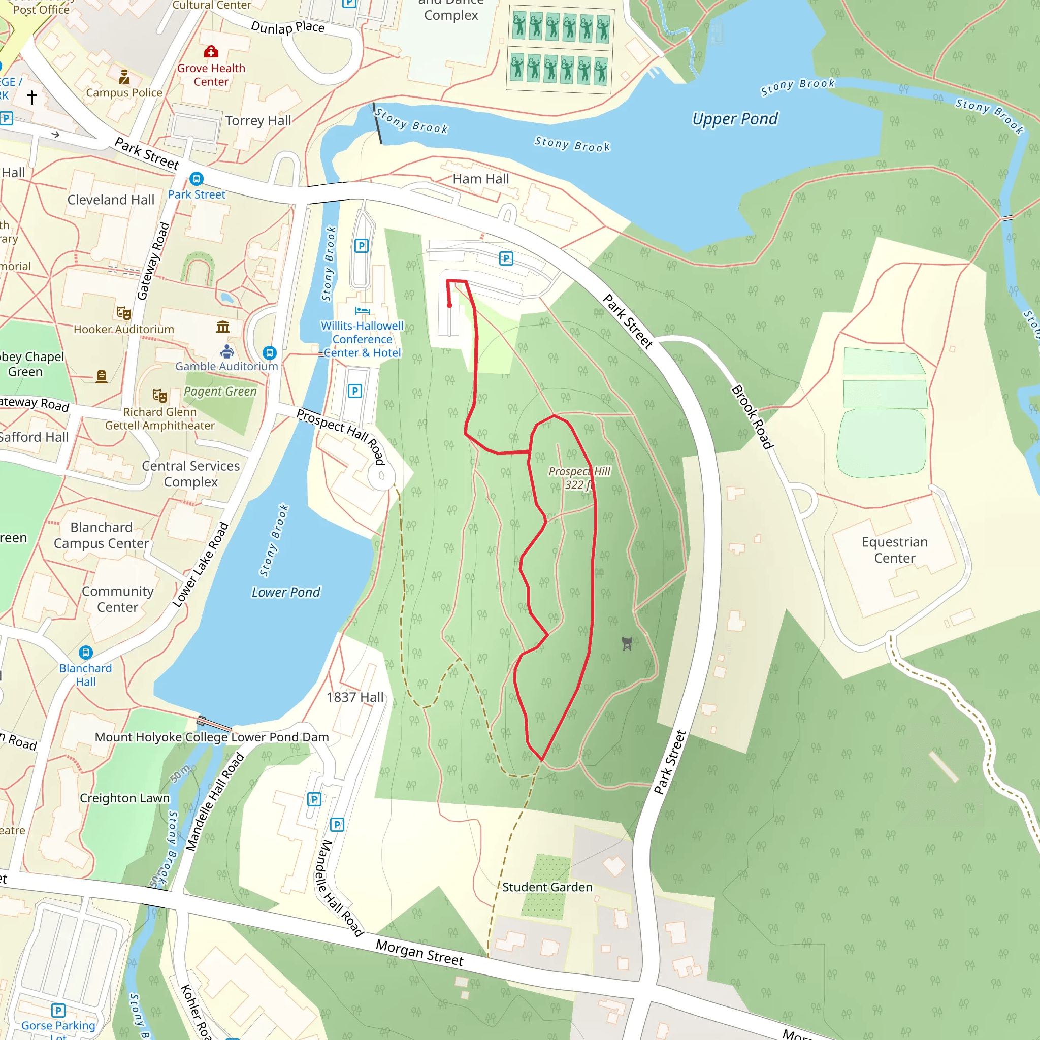 Prospect Hill Loop mobile static map