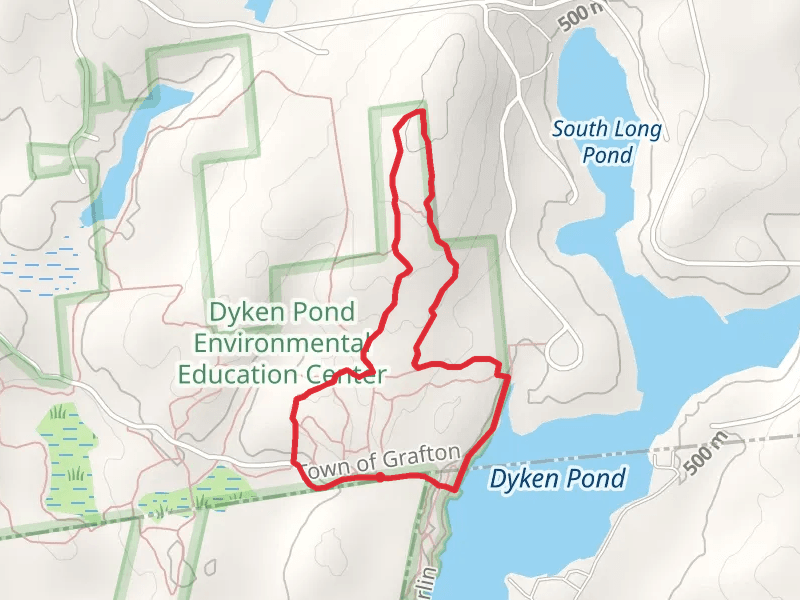 Long Trail at Dyken Pond Center Loop
