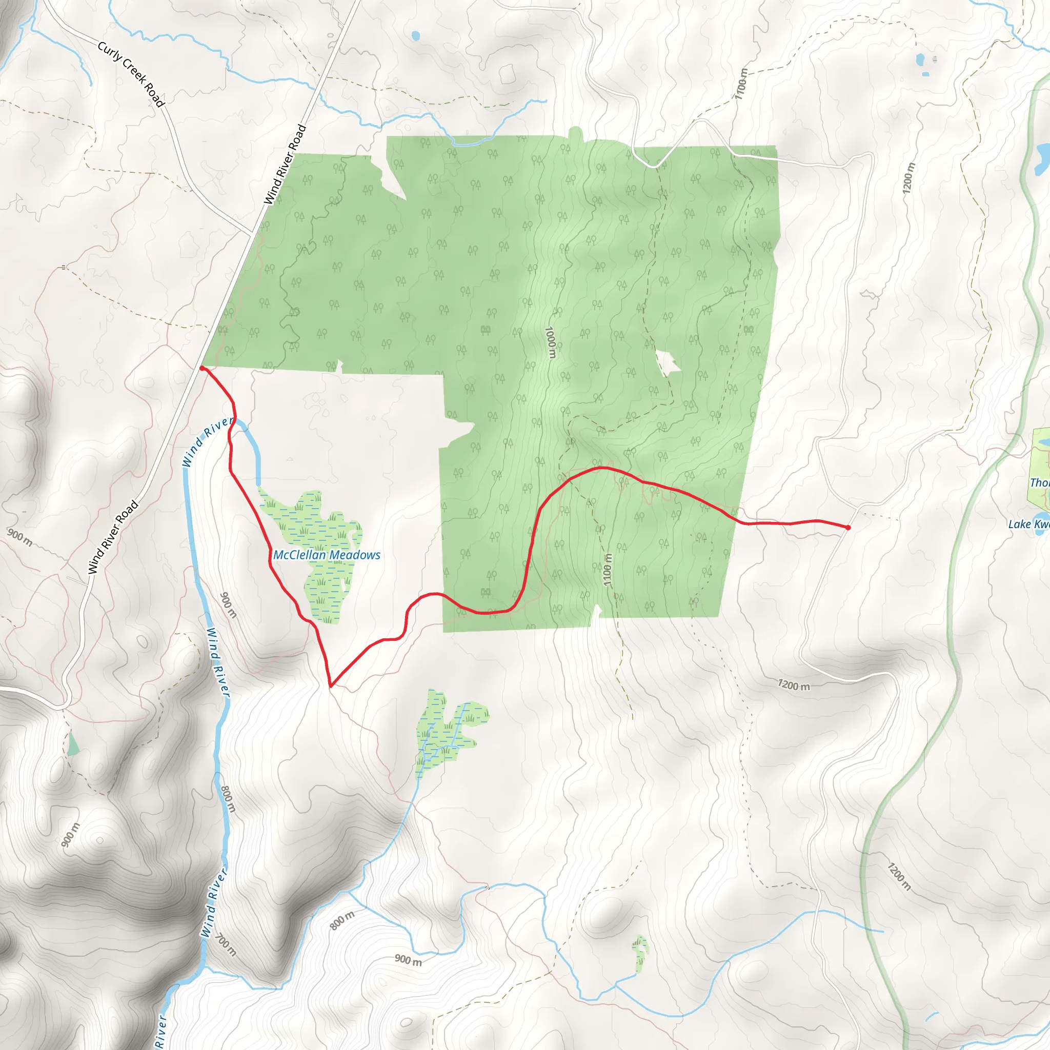 Terminator Trail mobile static map
