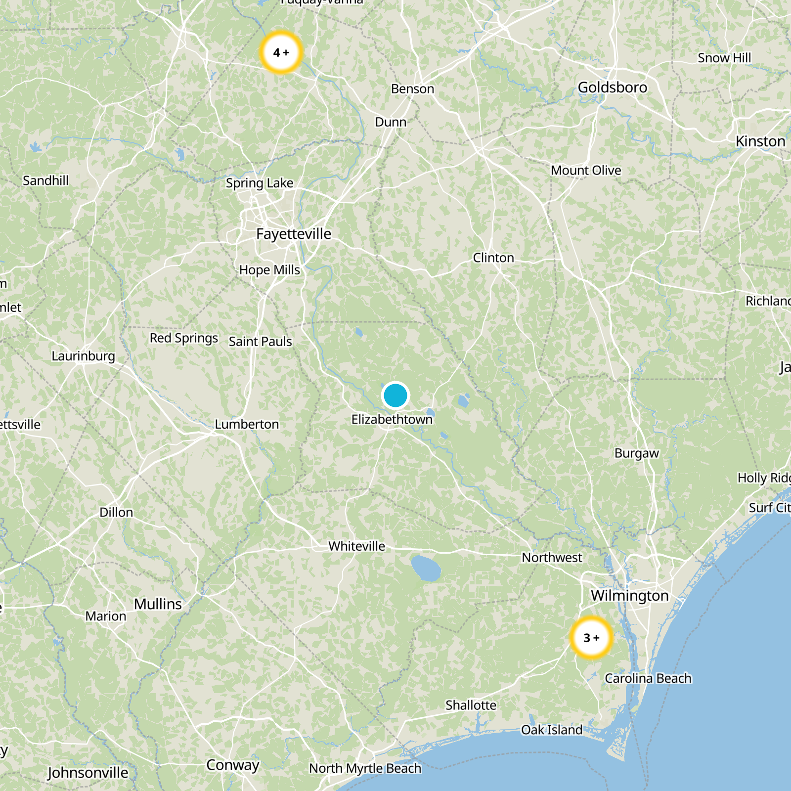 Bladen County Static Map