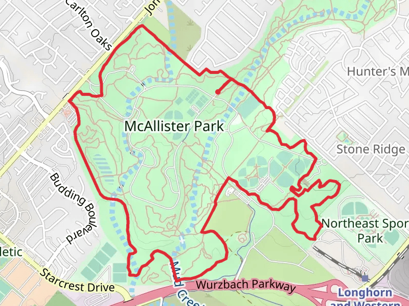 McAllister Park - Blue Loop
