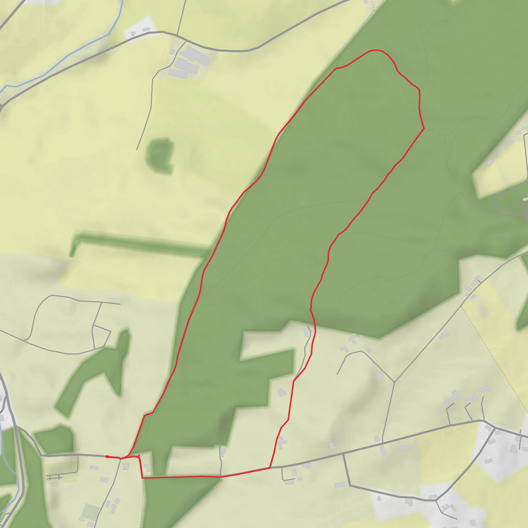Kemback Woods Loop mobile static map