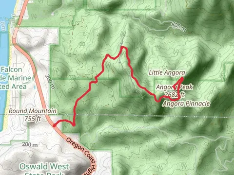 Angora Peak trail