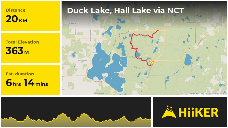 Duck Lake, Hall Lake via NCT | Barry County | Michigan
