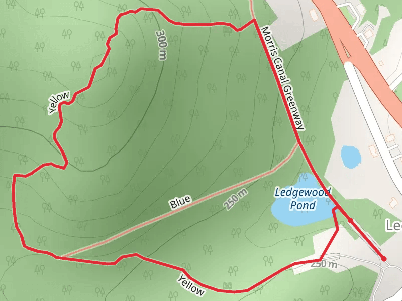 Morris Canal Greenway and Yellow-Blue Loop Trail