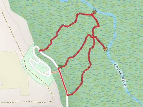 Loop beside Peace River