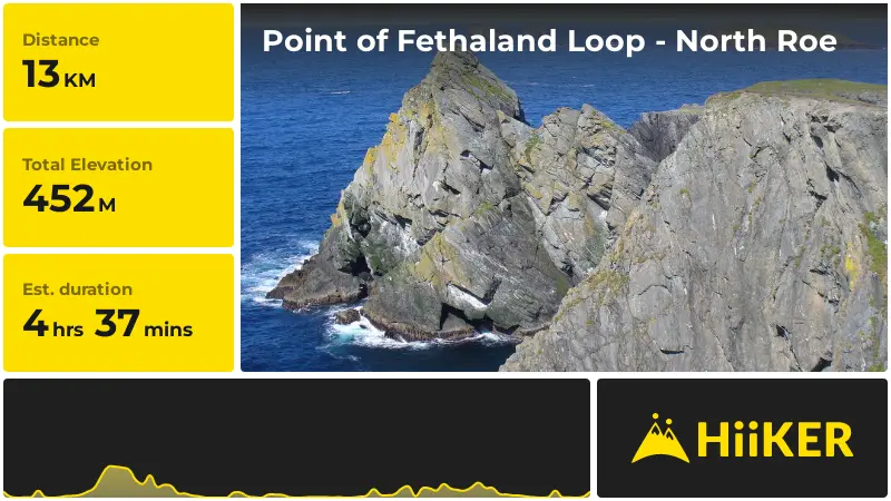 | Point of Fethaland Loop - North Roe