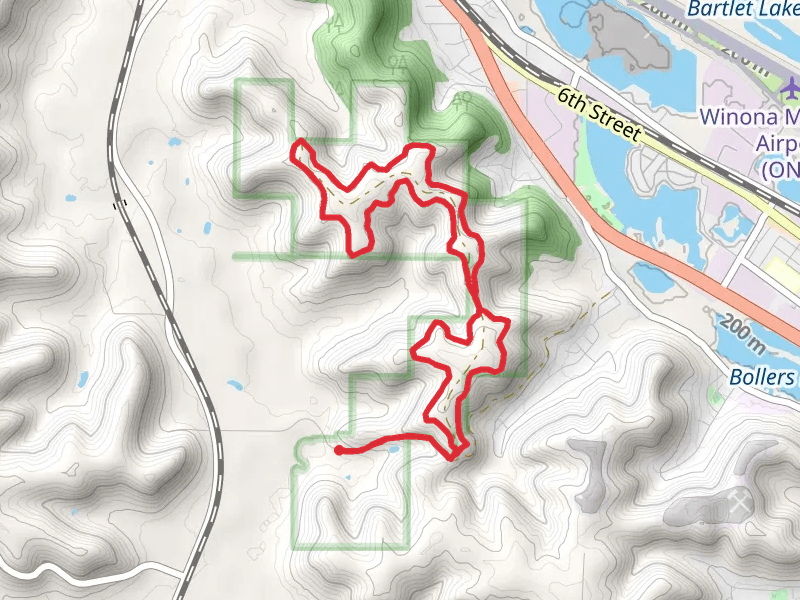 Richard J Dorer Memorial Hardwood State Forest Loop - South