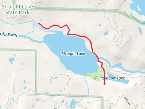 Straight Lake and Straight River via IAN