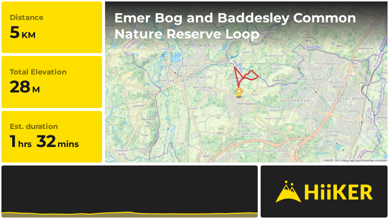 Emer Bog and Baddesley Common Nature Reserve Loop | Hampshire | Englan