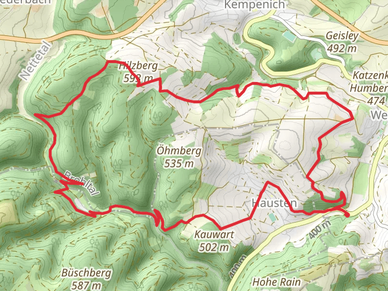 Wabern, Hilzberg and Netterhofe Loop
