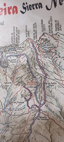 Mulhacen, Laguna la Caldera, Tajos del Cerro and Penon Negro Loop
