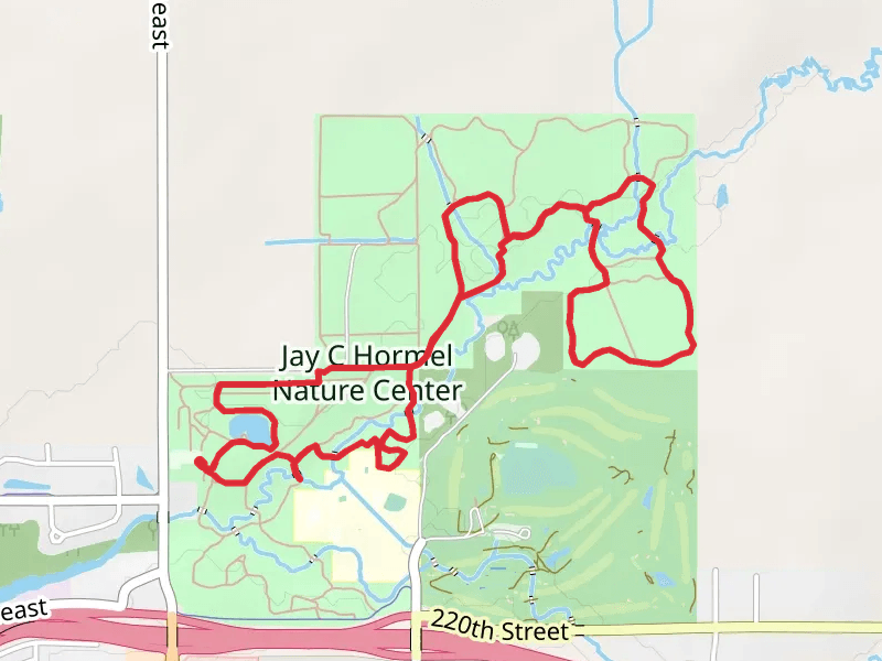 Pine, Lone Oak, Big Bluestem and Pond Loop
