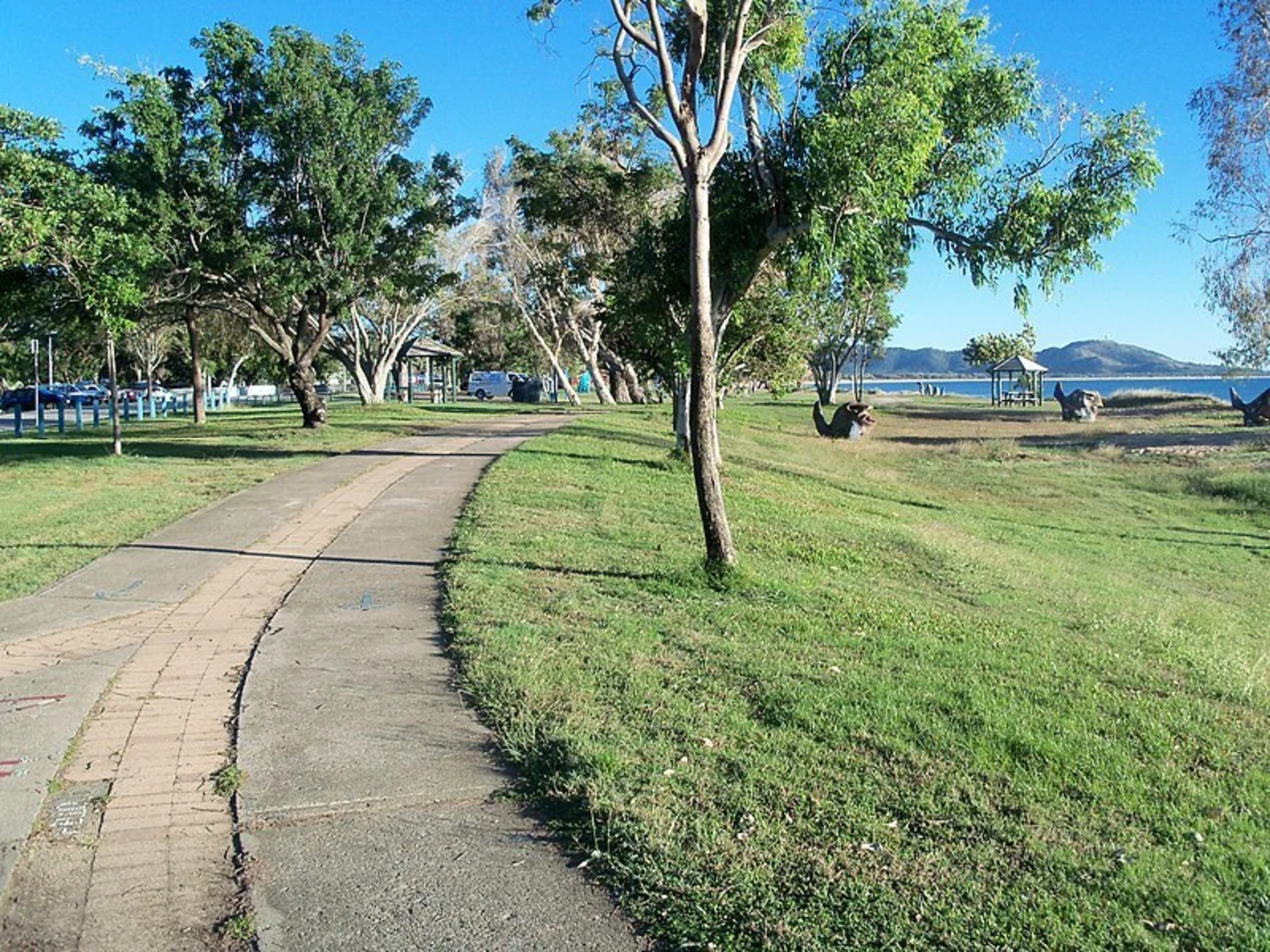 An image depicting the trail Forest Walk near Rowas Bay and its surrounding area.