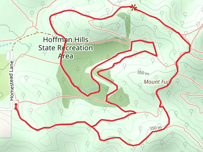 Mount Fuji via Hoffman Hills State Recreation Area Loop