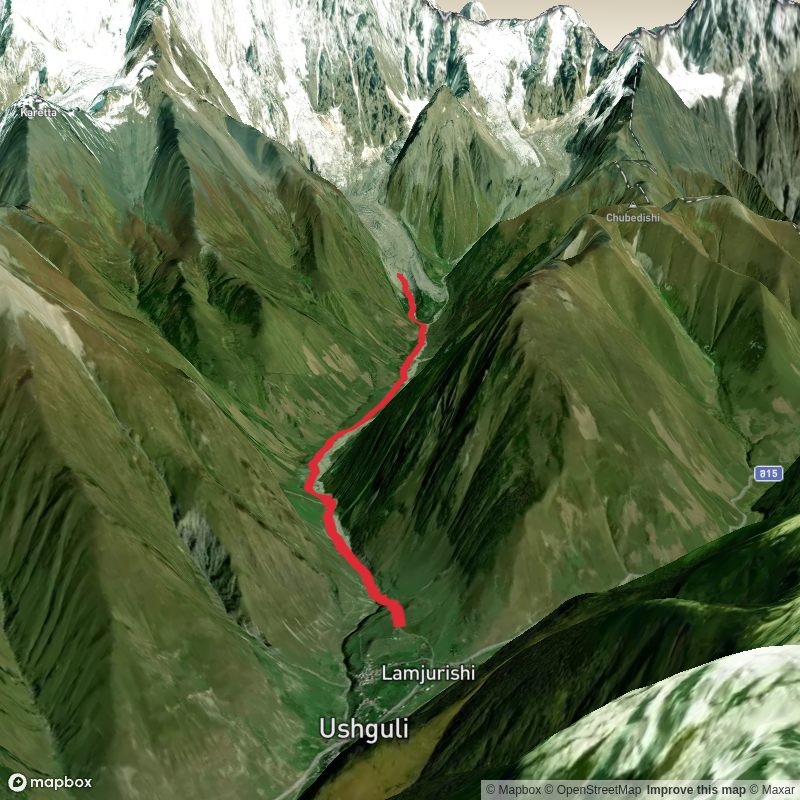Hike from Ushguli to Shkhara Glacier