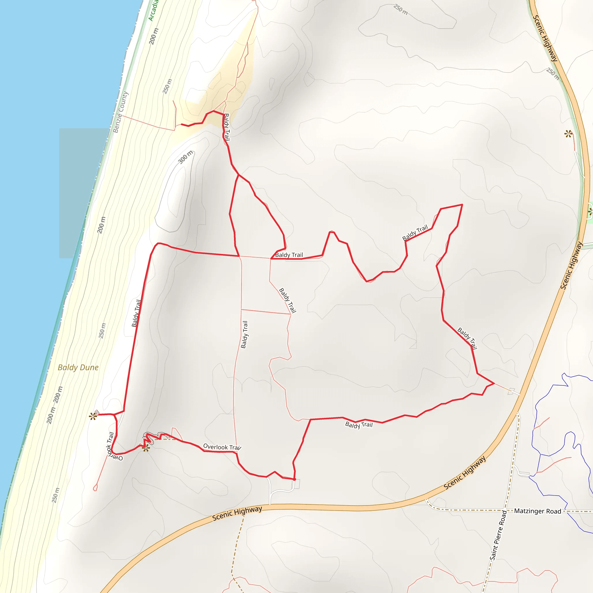 Scenic Highway Loop mobile static map