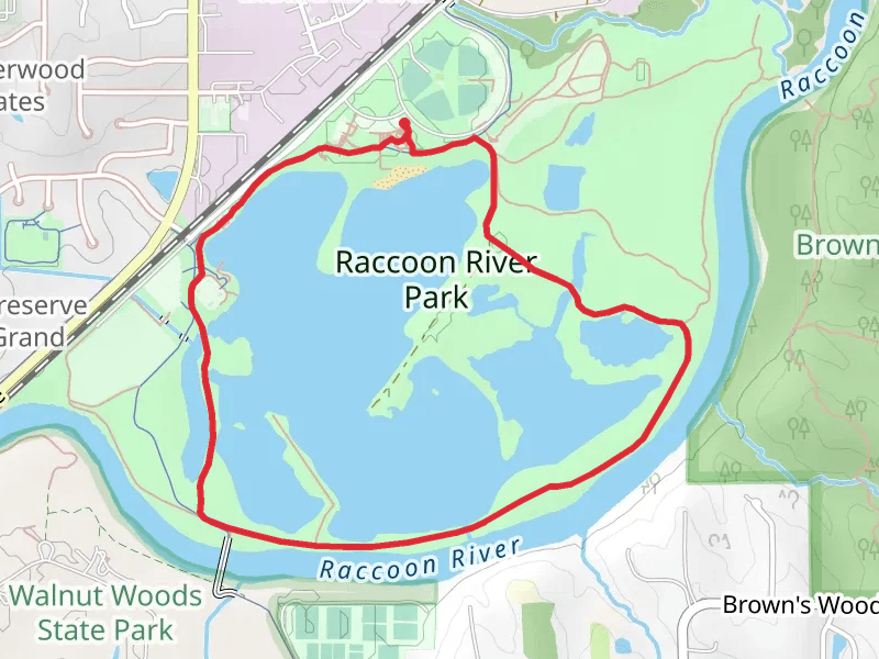 Raccoon River Park Loop Trail