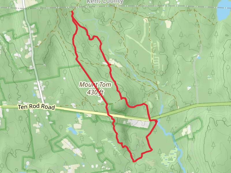Mt Tom and North South Loop Trail