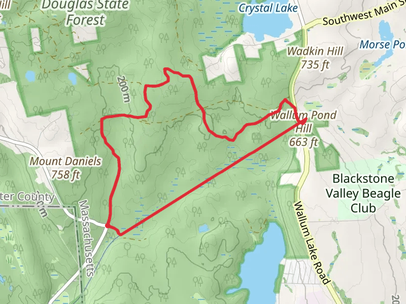 Wallum Pond Hill and Streeter Loop Trail
