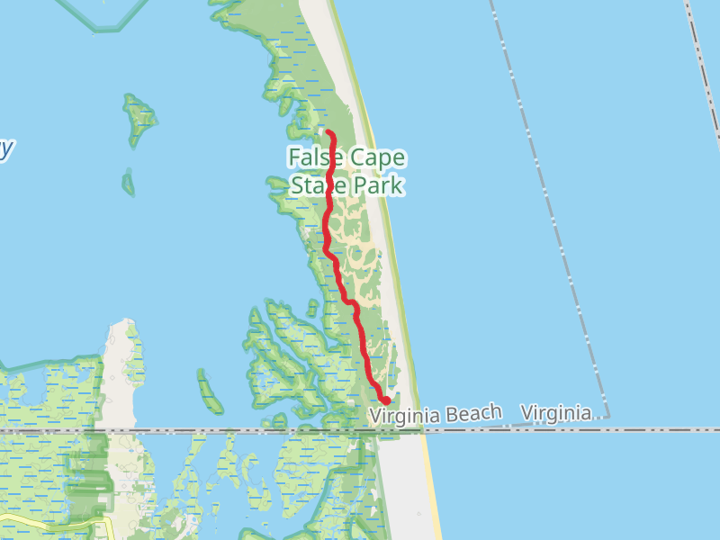 False Cape Interior Trail