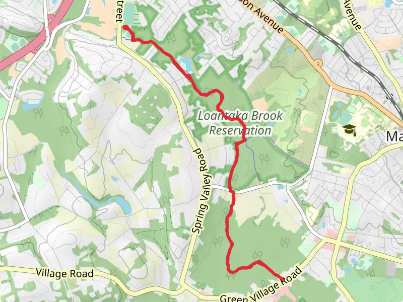 Loantaka Brook and Kitchell Pond