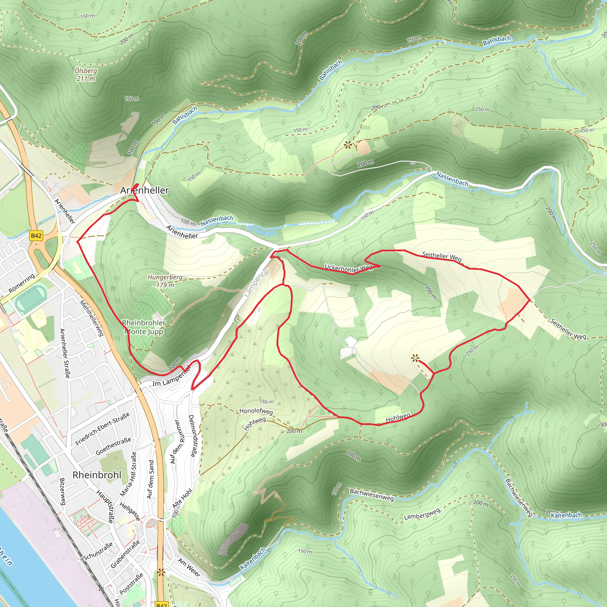 Christinenhoehe and Jaus Forst via Uckerhöhler Weg mobile static map
