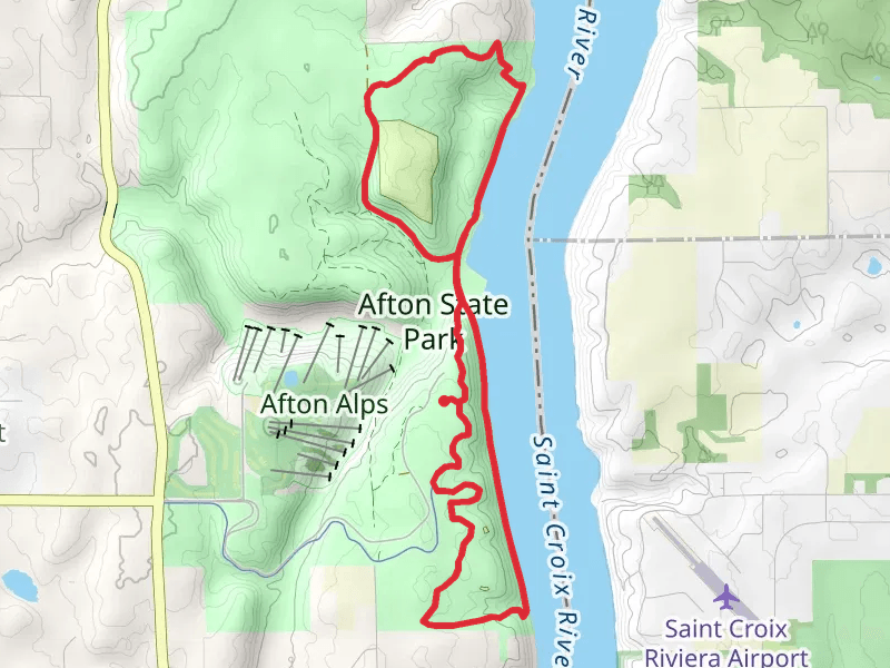 North and South River Loop Trail - Afton State Park