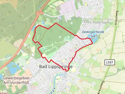 Dedingerheide See via VitalWanderWelt Energie