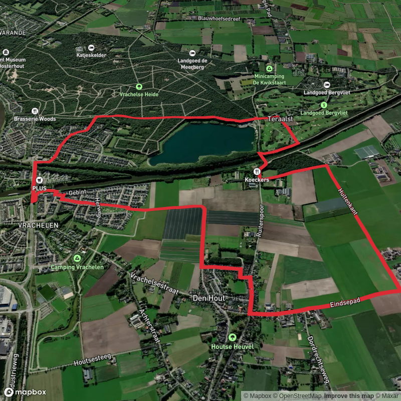 Het Houtse Meer Via Hultenkant