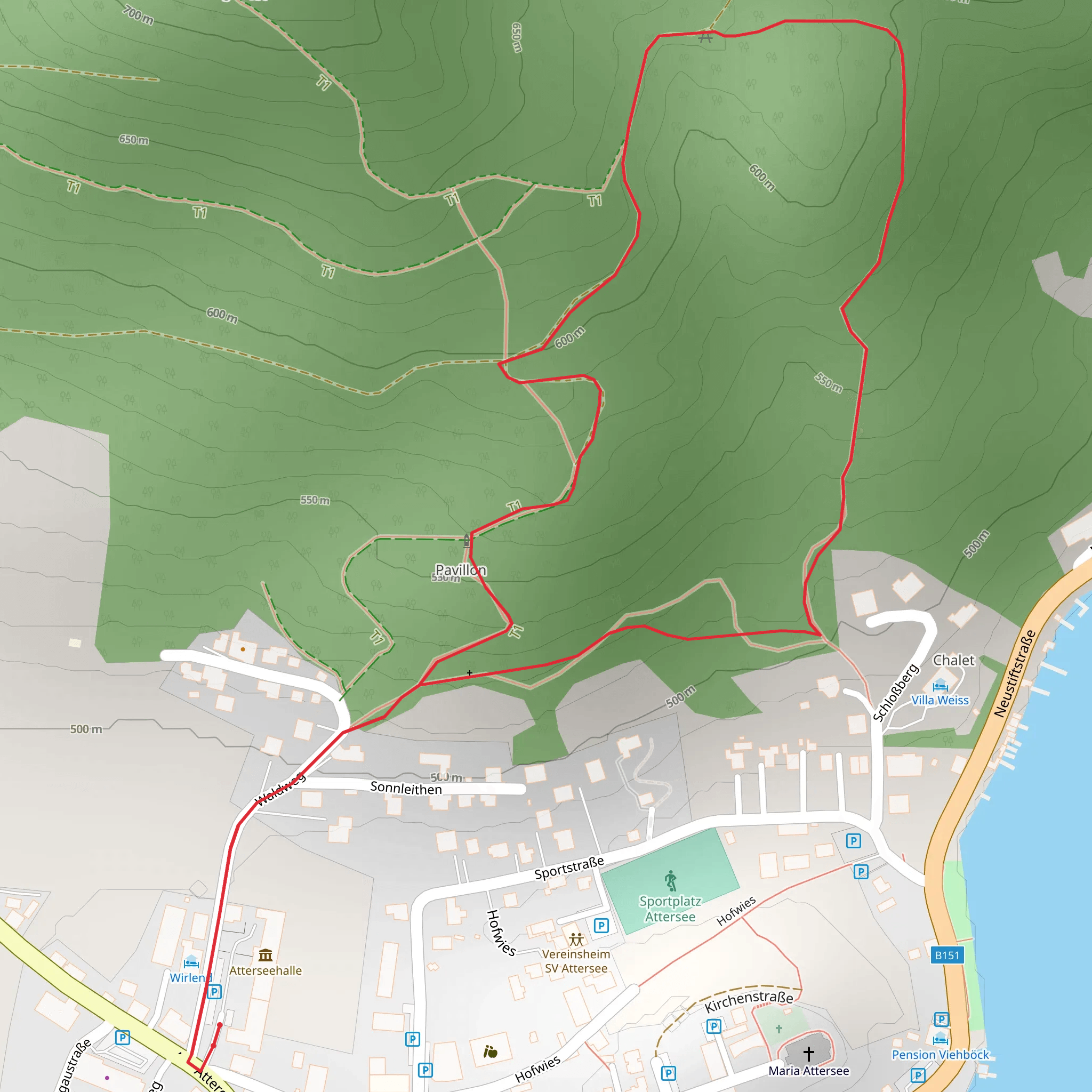 Schloßberg Loop mobile static map