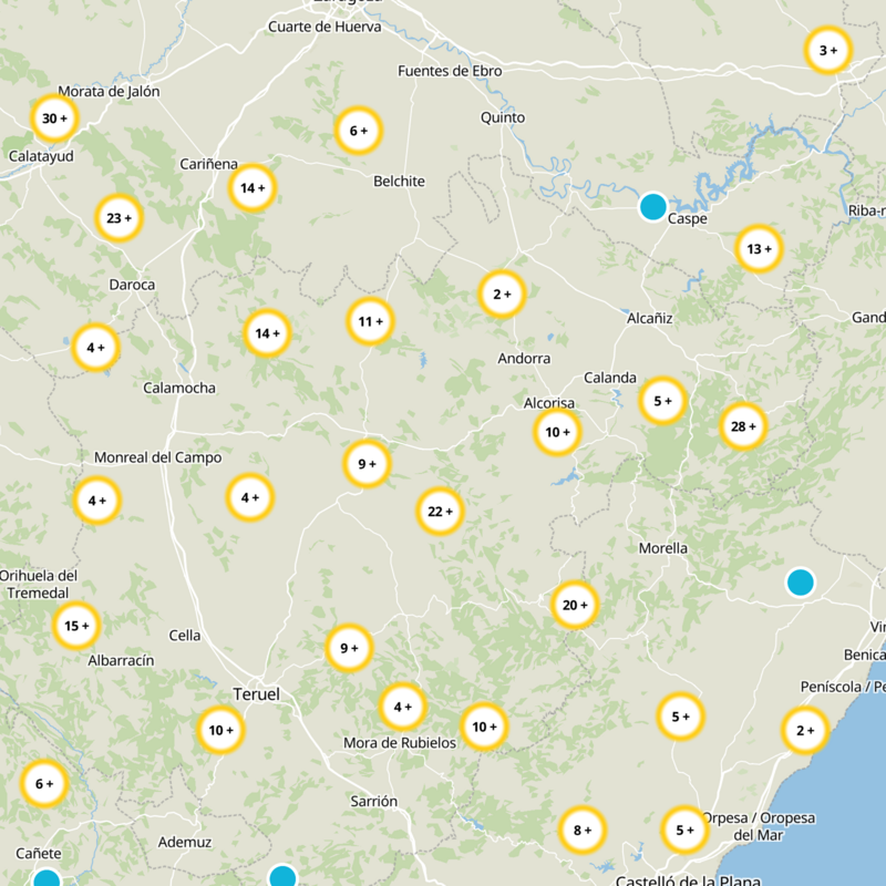 Cañizar Del Olivar Static Map