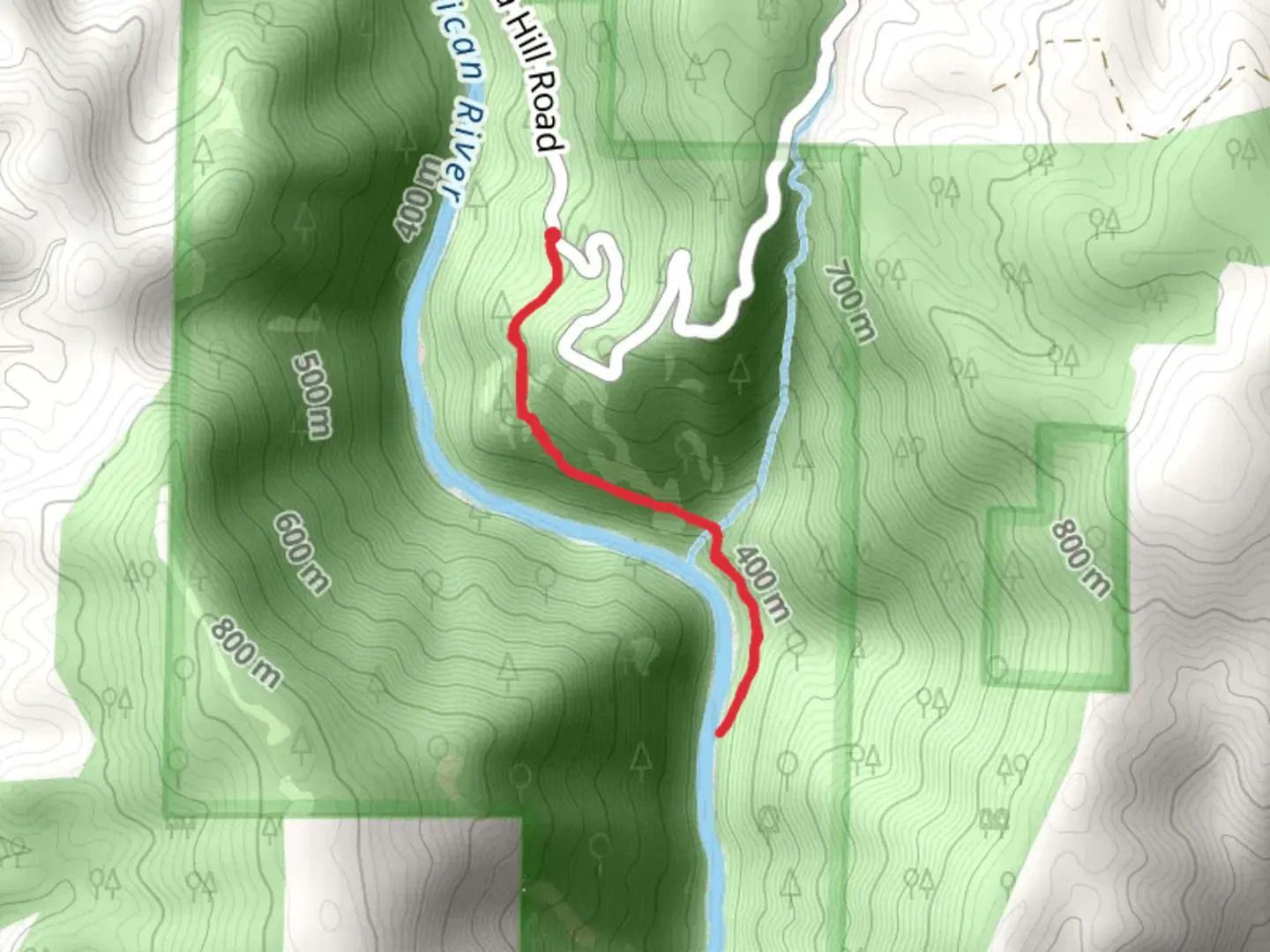 An image depicting the trail Windy Point Trail and its surrounding area.