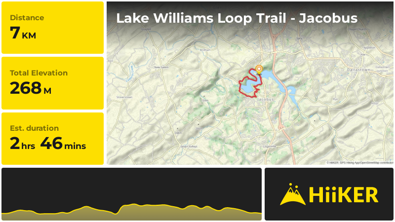 Lake Williams Loop Trail - Jacobus | York County | Pennsylvania