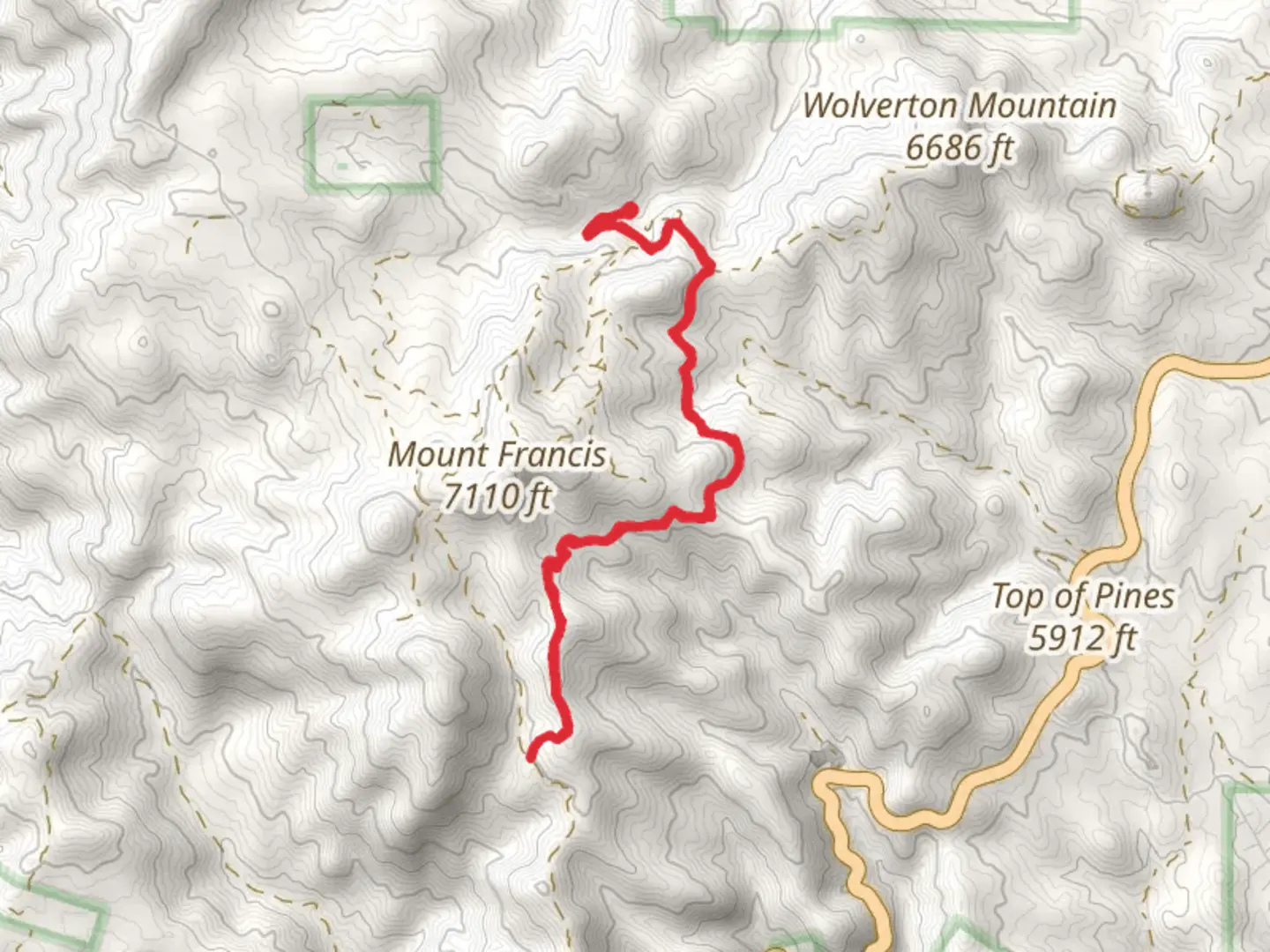 An image depicting the trail Aspen Creek Trail and its surrounding area.
