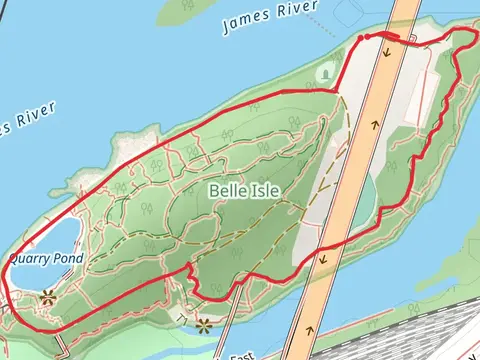 Quarry Pond and Belle Isle Loop