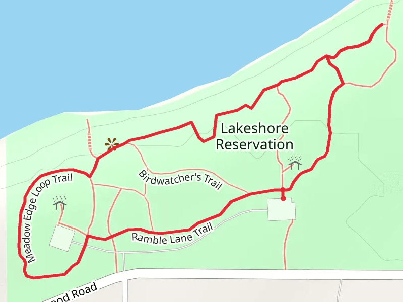 Ramble Lane Trail, Birdwatcher's Trail and Meadow Edge Loop Trail