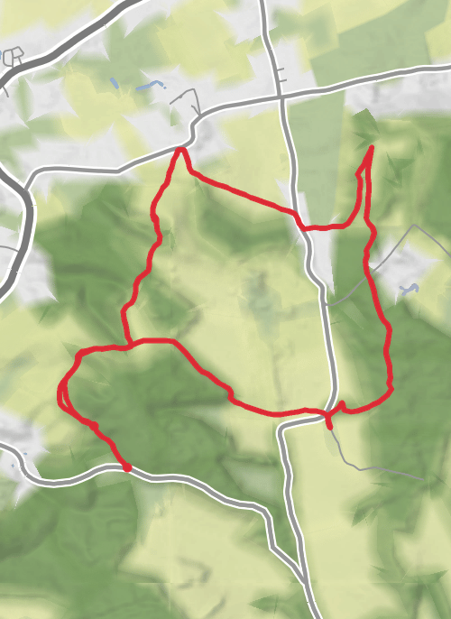 Wycombe Hiking mobile static map