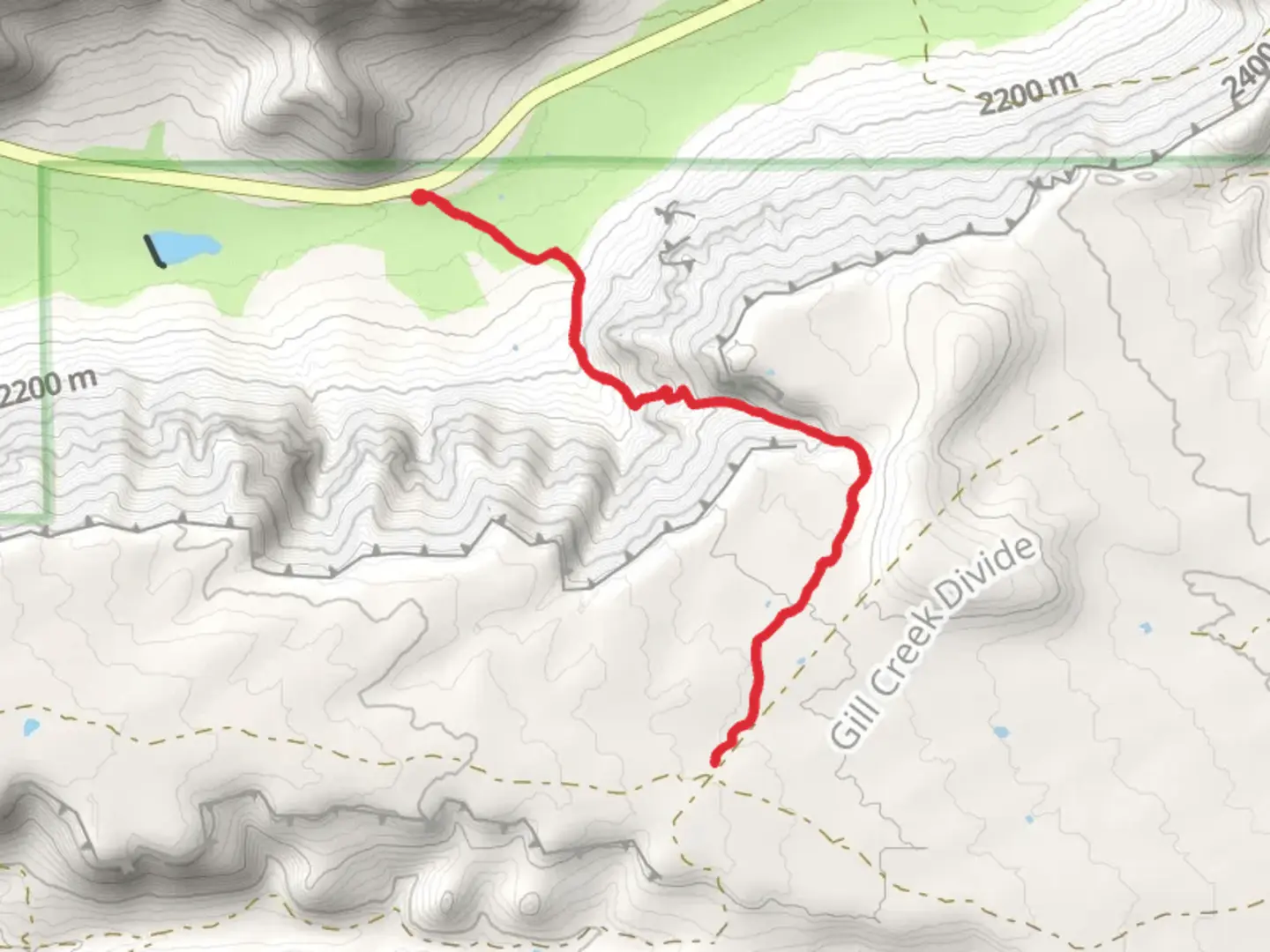 An image depicting the trail Wildcat Trail and its surrounding area.