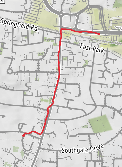 Last jog home  mobile static map
