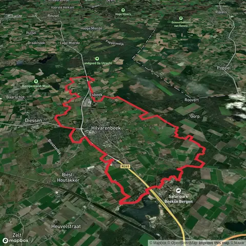 De Witte Duinen, Leemsputten via Koekovense Weg and Beekse Weg