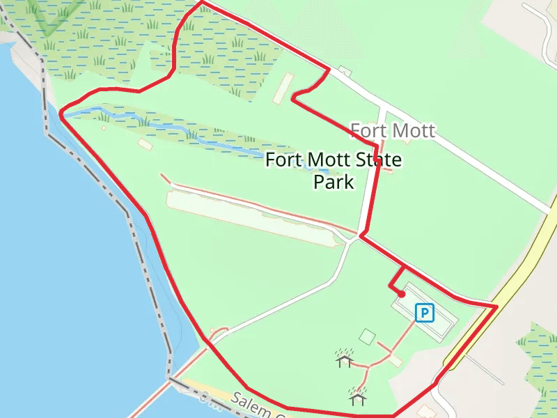 Fort Mott State Park Loop