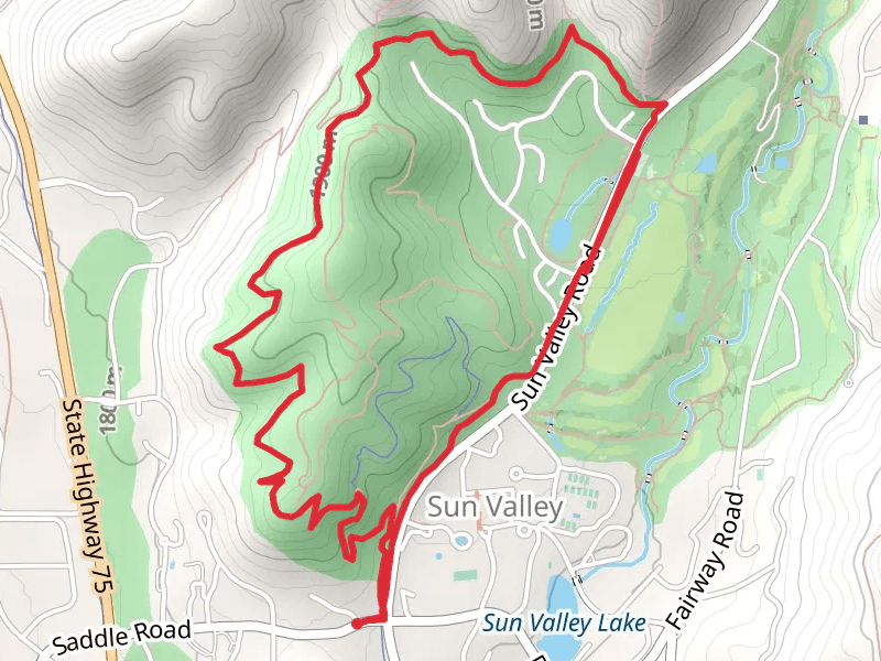 White Cloud Nine Loop at Sun Valley